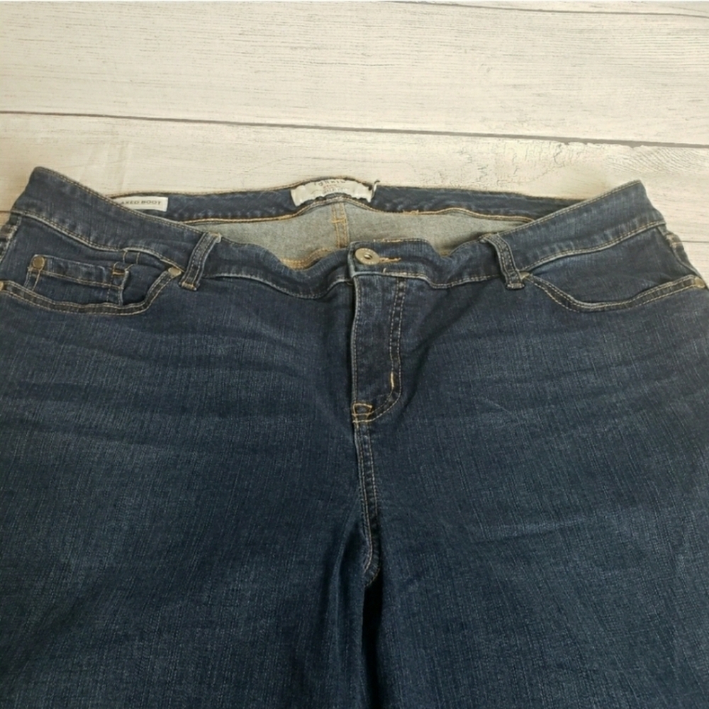 Torrid Relaxed Bootcut Raw Hem‎ Denim Jeans Womens 22R